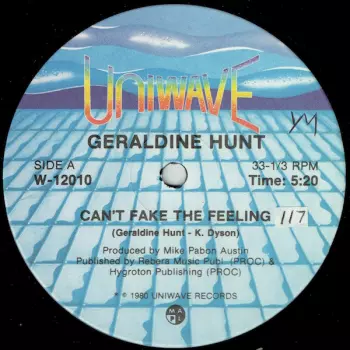 Geraldine Hunt: Can't Fake The Feeling