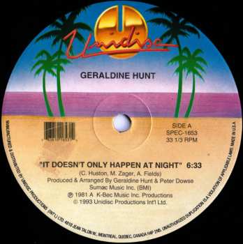 LP Geraldine Hunt: It Doesn't Only Happen At Night / Heart/Heart 355336