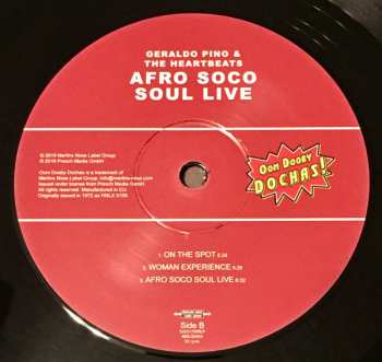 LP Geraldo Pino: Afro Soco Soul Live 143384