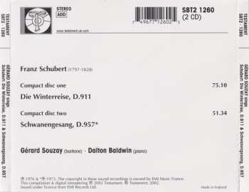 CD Gérard Souzay: Die Winterreise, D.911 / Schwanengesang, D.957 517146