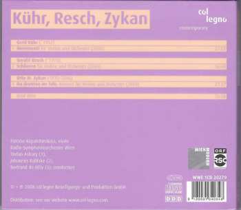 CD Gerd Kühr: Violin Concertos 275809