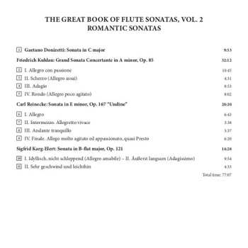 CD Péter Nagy: The Great Book Of Flute Sonatas: Volume 2 - Romantic Sonatas