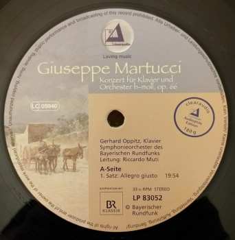 LP Gerhard Oppitz:  Giuseppe Martucci Konzert Für Klavier Und Orchester B-Moll, Op. 66 347779
