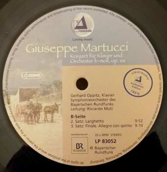 LP Gerhard Oppitz:  Giuseppe Martucci Konzert Für Klavier Und Orchester B-Moll, Op. 66 347779
