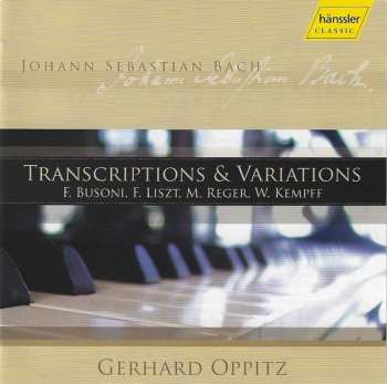 Album Gerhard Oppitz: Transcriptions & Variations