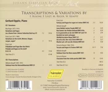 2CD Gerhard Oppitz: Transcriptions & Variations 459655