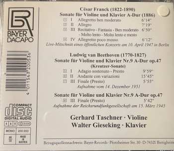 CD Gerhard Taschner: Violin Sonata  / Sonata N.9 "Kreutzer" 417188