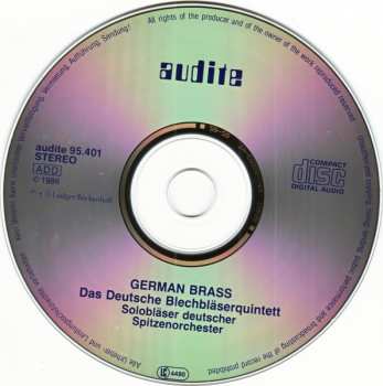 CD German Brass: Das Deutsche Blechbläserquintett (Solobläser Deutscher Spitzenorchester) 406412