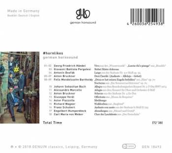 CD German Hornsound: #hornlikes: Favorite Selection Für Hornquartett DIGI 181468
