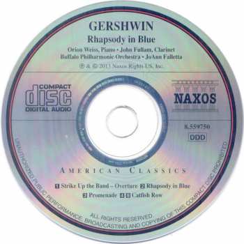 CD George Gershwin: Rhapsody In Blue • Catfish Row 411600