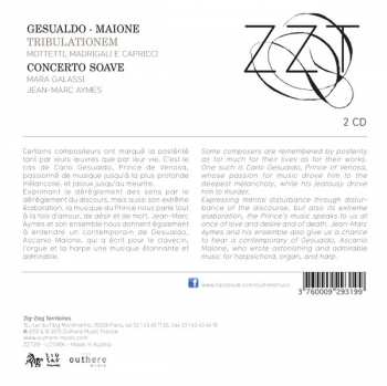 2CD Carlo Gesualdo: Tribulationem - Motetti, Madrigali, Capricci 407770
