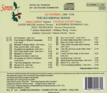 CD Georg Friedrich Händel: The Occasional Songs 425149