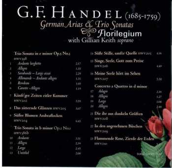 CD Georg Friedrich Händel: German Arias & Trio Sonatas