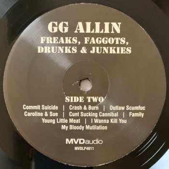 LP GG Allin: Freaks, Faggots, Drunks & Junkies 288022
