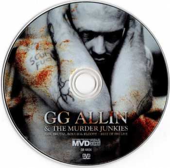 DVD GG Allin & The Murder Junkies: Raw, Brutal, Rough & Bloody - Best Of 1991 Live 246309