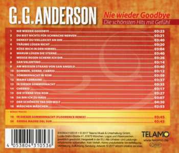 CD G.G. Anderson: Nie Wieder Goodbye (Die Schönsten Hits Mit Gefühl) 281015