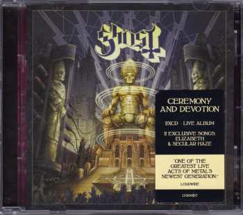 2CD Ghost: Ceremony And Devotion 6696