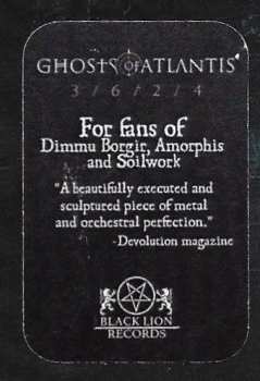 CD Ghosts Of Atlantis: 3/6/2/4 431