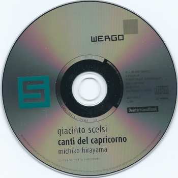 CD Giacinto Scelsi: Canti Del Capricorno 319785