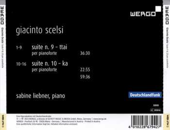 CD Giacinto Scelsi: Suite 9 & 10 Per Pianoforte 292602
