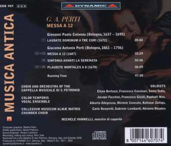 CD Giacomo Antonio Perti: Messa A12 352223