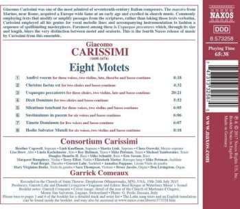 CD Giacomo Carissimi: Eight Motets 318625