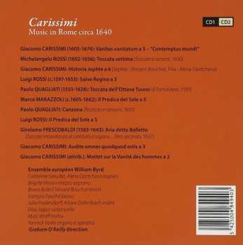 2CD Giacomo Carissimi: Music in Rome Circa 1640 314672