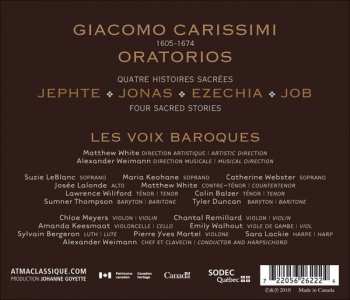 CD Giacomo Carissimi: Oratorios Jonas - Jephte - Ezechia - Job 343417