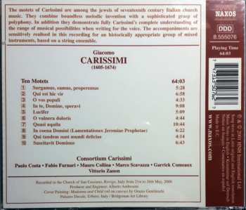 CD Giacomo Carissimi: Ten Motets 248707