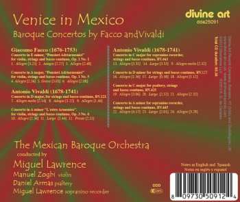 CD Giacomo Facco: Venice In Mexico: Baroque Concertos 407655