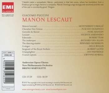 2CD Giacomo Puccini: Manon Lescaut 440013