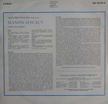 LP Giacomo Puccini: Manon Lescaut, Arien Und Szenen 366339