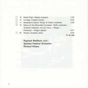 CD Gian Carlo Menotti: Apocalisse • Fantasy For Cello • Suite From 'Sebastian' 320340