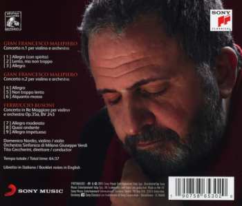 CD Gian Francesco Malipiero: Concerti Per Violino 312366