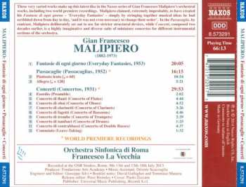 CD Gian Francesco Malipiero: Fantasie Di Ogni Giorno • Passacaglie • Concerti 153239