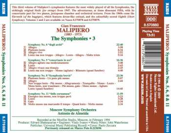 CD Gian Francesco Malipiero: Symphonies Nos. 5, 6, 8 & 11 264903