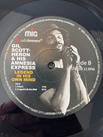 LP Gil Scott-Heron And His Amnesia Express: Legend In His Own Mind 493982