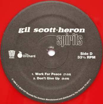 2LP Gil Scott-Heron: Spirits CLR 228698