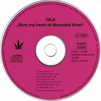 CD Gila: Bury My Heart At Wounded Knee 147108