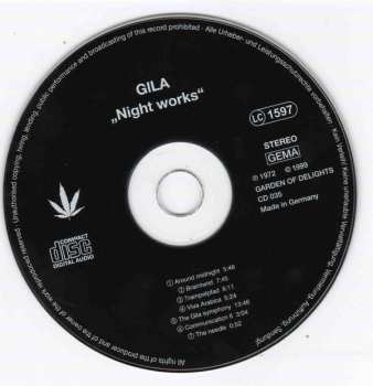 CD Gila: Night Works 302147