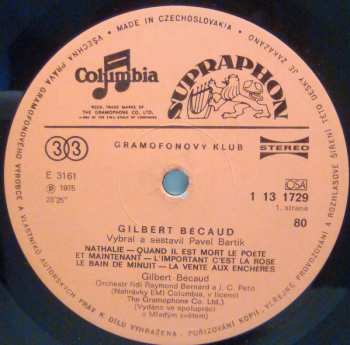 LP Gilbert Bécaud: Gilbert Bécaud 50285