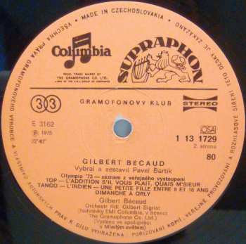 LP Gilbert Bécaud: Gilbert Bécaud 50285