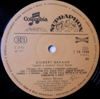 LP Gilbert Bécaud: Gilbert Bécaud