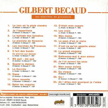 CD Gilbert Bécaud: Les Marchés De Provence 429905