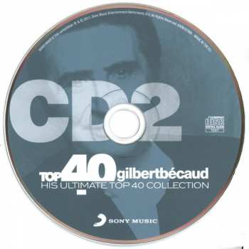 2CD Gilbert Bécaud: Top 40 Gilbert Bécaud (His Ultimate Top 40 Collection) 407090