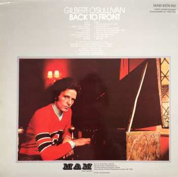 LP Gilbert O'Sullivan: Back To Front