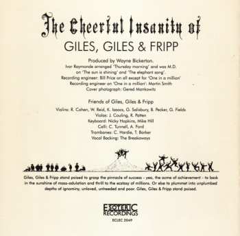 CD Giles, Giles And Fripp: The Cheerful Insanity Of Giles, Giles & Fripp 338357