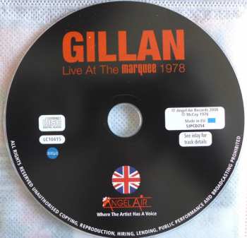 CD Gillan: Live At The Marquee 1978 242421