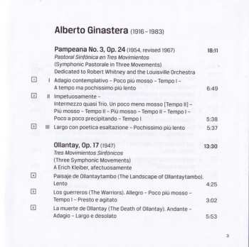 CD Alberto Ginastera: Orchestral Works 1 – Estancia • Ollanty • Pampeana No. 3 455647