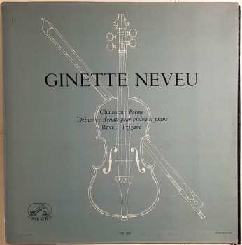 Ginette Neveu: Poème - Sonate Pour Violon Et Piano - Tzigane